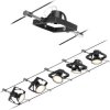 Kompletny system kablowy Paulmann 94434 GU5.3 czarny (matowy), chrom