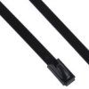 Opaska Kablowa 200Mm 4,6 Mm Stal Nierdzewna Z Powłoką Poliestrową 100 Sztuk...