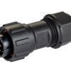 Złącze okrągłe 9-pinowe Standard Kabel Wtyk RS PRO Męski IP68 SP17