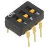 Przełącznik DIP-SWITCH Ilość sekcji 3 ON-OFF 0,03A/30VDC A6D-3100