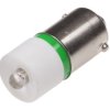 Lampka kontrolna Zielony 12V ac/dc BA9s LED średnica 10mm długość 24mm
