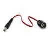 9V battery clip with 5.5mm/2.1mm plug
