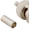 BNC plug 75 Ω, AT&T 735, AT&T 735A, Belden 735A1, crimp connection, straight, 031-71033