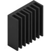 Heatsink, (L x W x H) 24 x 24 x 9 mm, 15 K/W, black anodized, 40905110092424