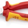 Szczypce do ściągania izolacji z wielokomponentowymi nasadkami, izolowane wg VDE chromowane 165 mm KNIPEX 13 46 16