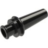 Cable grommet, cable Ø 8 mm, L 43.5 mm, PVC, black, 014.02.382