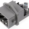 Złącze przemysłowe - zasilające 16A Gniazdo 250 V, 400 V 3P Męski Hirschmann Szary Montaż na panelu IP54