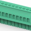 PCB terminal, 10 pole, pitch 3.81 mm, AWG 30-14, 11 A, cage clamp, green, 1-1986375-0