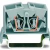 Miniature terminal block, spring-clamp connection, 0.08-2.5 mm², 1 pole, 24 A, 8 kV, blue, 264-734