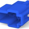 Insulating grommet for 6.35 mm, 2 pole, PA, blue, 172129-5