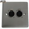TERMINAL 2 GNIAZDA XLR 88,5x88,5mm