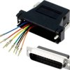 Adapter D-Sub encitech 2112-0101-13 złącze męskie D-SUB 25-pin - złącze żeńskie RJ45 8p8c