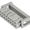 Złącze IDC 16-pinowe 2-rzędowe raster: 2.54mm Żeński Montaż na kablu 3M
