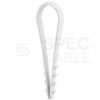 Uchwyt kablowy CMS 3-13mm do kabli i przewodów bezhalogenowa LSOH szary F-TRONIC 200szt