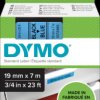 S0720860 DYMO D1 tape, 19 mm, black/blue
