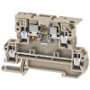 Fuse terminal block, 3 pole, 0.5-4.0 mm², 250 V, 6.3 A, 9915820001