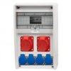 Rozdzielnica ULISSE 12M - gniazda 2x16A 5p, 4x230V /12 modułów/