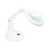 Lampa z Lupą ZD-137 LED Lupa Stołowa Podświetlana 3-12x