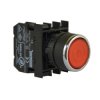 Przycisk sterowniczy kryty, stabilny, 1NC, czerwony T0-B200FK