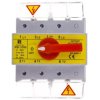 Rozłącznik izolacyjny 3P 160A z pokretłem na rozłączniku RSI-3160W03