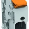 PCB terminal, 1 pole, pitch 7.5 mm, AWG 24-8, 41 A, push-in cage clamp, gray, 2606-1101
