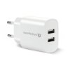 Ładowarka sieciowa everActive SC-220 2xUSB 12W BIAŁA iQ Smart Charging