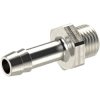 Screw-in hose nozzle, L 91 mm, 25 bar, brass, nickel-plated, for hose, 134008