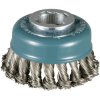 Makita D-73330 X-Lock Cup Brush 80mm for efficient metal cleaning