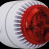ROLPSBSVRLW1D RoLP Solista beacon, red lens, white, deep base