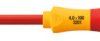 VDE screwdriver, 4.5 mm, slotted, BL 125 mm, L 236 mm, 3201045125