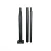 Słup oświetleniowy składany 3m 160x160 fi60mm 160x160 czarny C84-SSO-S3M-160-060-BL Bemko