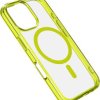 Cellularline ICONIC MAG Futerał backcase Apple iPhone 16 Pro limonkowy Kompatybilny z MagSafe ICONICMAGIPH16PROL