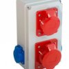 VIPLAST Rozdzielnica Gniazdo 32/5 + 16/5 + 2x250V