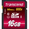 Karta SD SDHC, 16 GB MLC, Transcend Ultimate -25 → +85°C 600x