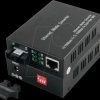 Media converter, RJ45-STP/SC