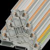 3210442 Motor terminal, PT 4-PE/3L gray