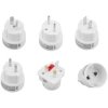 Zestaw adapterów zasilania podróżnych ANGLIA, USA, EUROPA, AUSTRALIA.