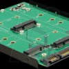 62946 Converter 2x SATA 22 pin > 2x M.2 / 2x mSATA, 3.5
