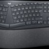 Keyboard K860, Wireless, Unifying, Bluetooth,black, Ergo, DE