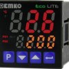 Termostat Emko ecoLITE.4.6.2R.0.0 Pt100, J, K, R, S, T, L -199 do +999 °C Przekaźnik 5 A (D x S x W) 90 x 48 x 48 mm