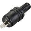 TruComponents 202763 Audio jack Plug, straight,Pins:2