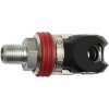 Swivel safety coupling, L 69 mm, 25 bar, steel, for hose, 141657
