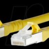 1308457077-E Patch cord RJ45 Cat.6A AWG26 S/FTP LSHF 7.0 m yellow