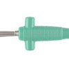 Wtyk bananowy Męski Lutowie typ Złącze bananowe Zielony Hirschmann Test & Measurement rozmiar 4 mm 60V dc 30A Nikiel
