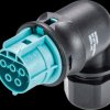 96.053.4153.6 RST Classic 20i5 connector, turquoise blue socket