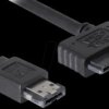 84414 eSATAp > slimline SATA 13-pin 1-m cable