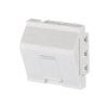 Adapter 1 Port Pod Keystone 45X45 Metz Connect 130914J4502ke