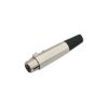 Gniazdo mikrofonowe na przewód XLR 3 pin