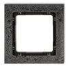 DECO Ramka uniwersalna pojedyncza - beton (ramka: antracytowa spód: czarny) antracyt 11-12-DRB-1
