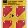 Toparc 044180 Kątownik magnetyczny do spawania, 4 sztuki